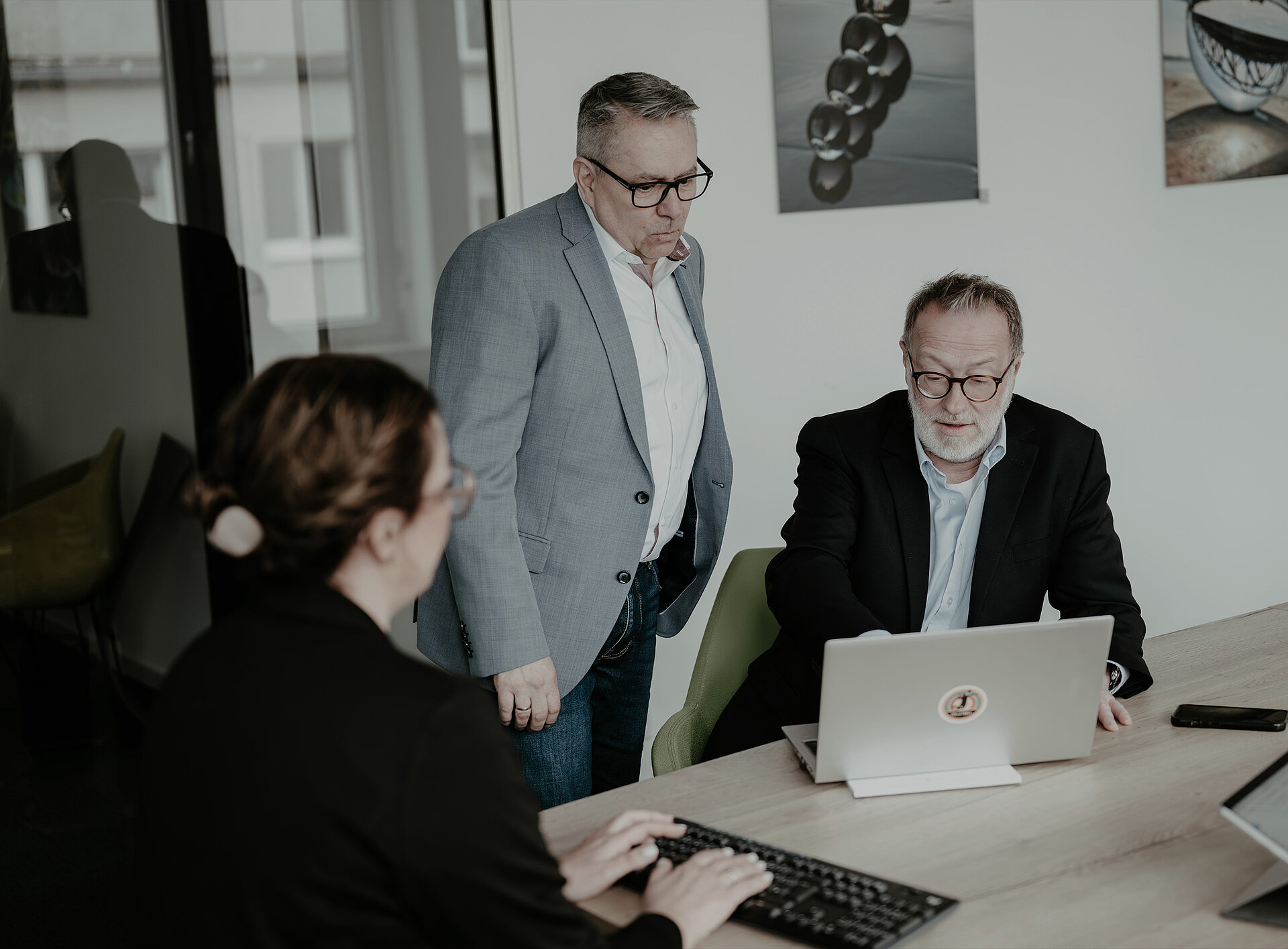 Beratungsgespräch im Steuerbüro Cramer & Rüggeberg